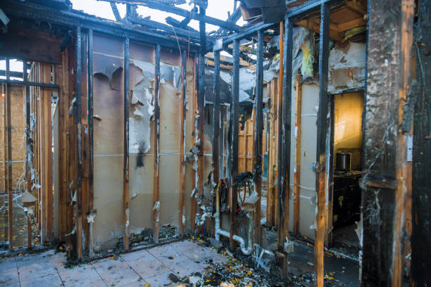 Professional Soot Cleanup technician working in Vermilion, OH